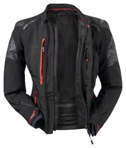 Rekurv E-21.01 Ladies' Textile Jacket -Textile Clothing Popular Shop 01.3f.c3.D5RekurvE2101schwarzrot21264121021