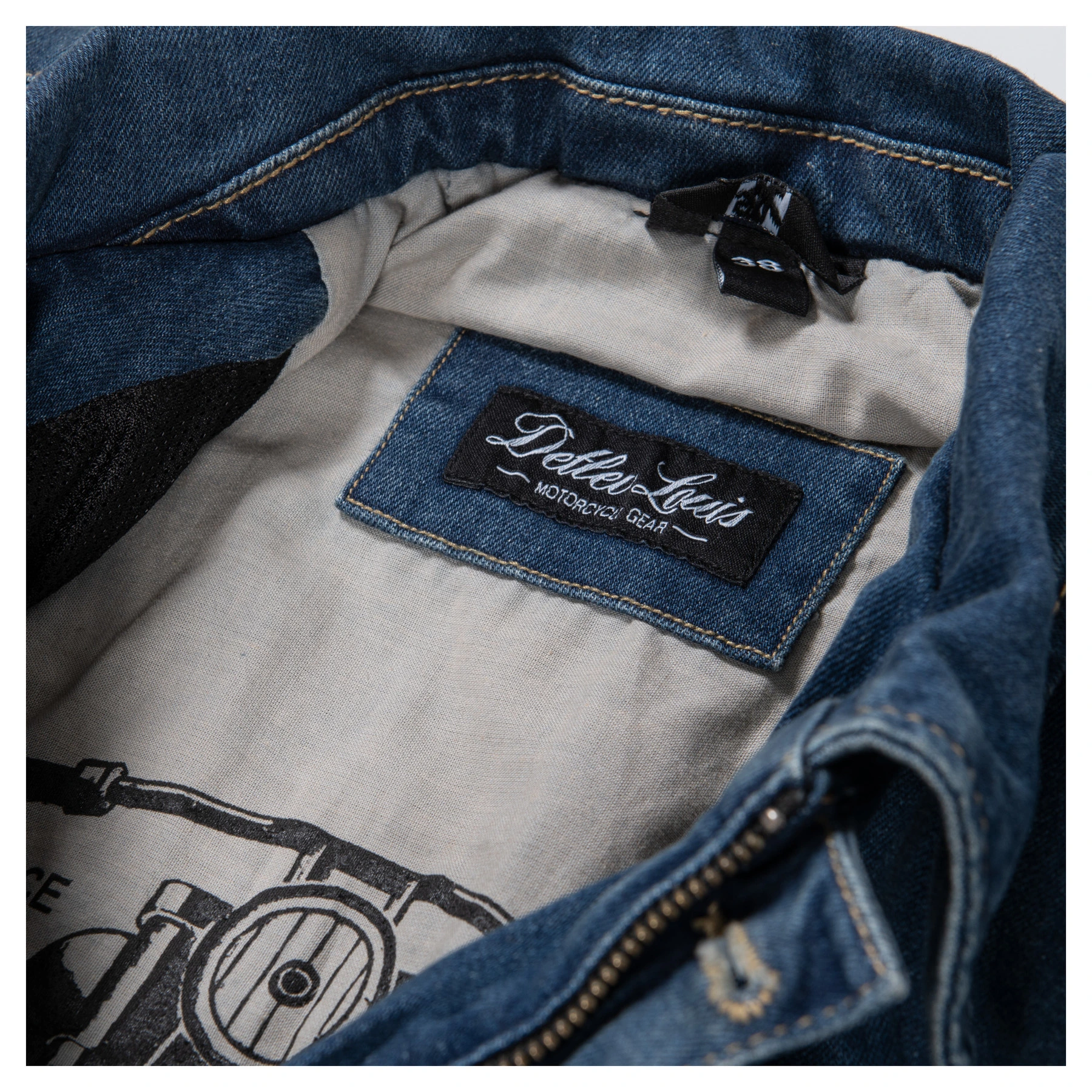 Detlev Louis DL-JW-6 Jeansjacket 7 Detlev Louis DL-JW-6 Jeansjacket - Image 7