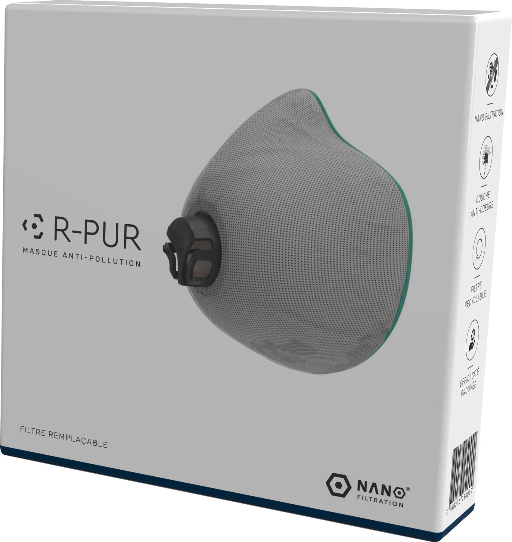 R-PUR ANTI-POLLUTION MASK 1 R-PUR ANTI-POLLUTION MASK