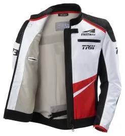 Fastway Uni 191 Team Jacket -Textile Clothing Popular Shop 2f.a8.26.D5FastwayFashionTeamjackeweissschwarzrot21253021020