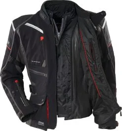 Büse Open Road II Textile Jacket -Textile Clothing Popular Shop 3c.1a.b0.D5BueseOpenRoadIIschwarzgraurot21247421020