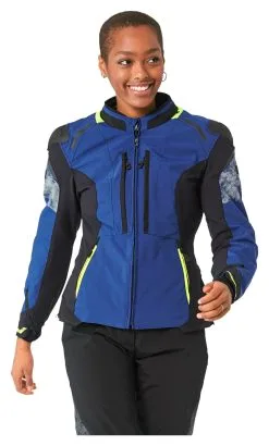 Rekurv E-21.01 Ladies' Textile Jacket -Textile Clothing Popular Shop 50.72.9a.H1RekurvE2101blauschwarzneongelb21264321021