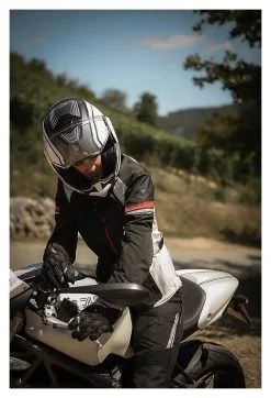 Modeka Violetta Women’s Textile Jacket 5 Modeka Violetta Women’s Textile Jacket -Textile Clothing Popular Shop 62.34.98.E1ModekaViolettaDamenTextiljackeschwarzhellgrau212946