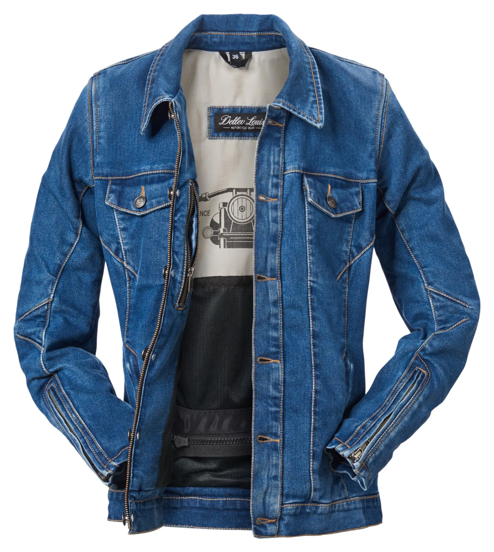 Detlev Louis DL-JW-6 Jeansjacket 15 Detlev Louis DL-JW-6 Jeansjacket - Image 15