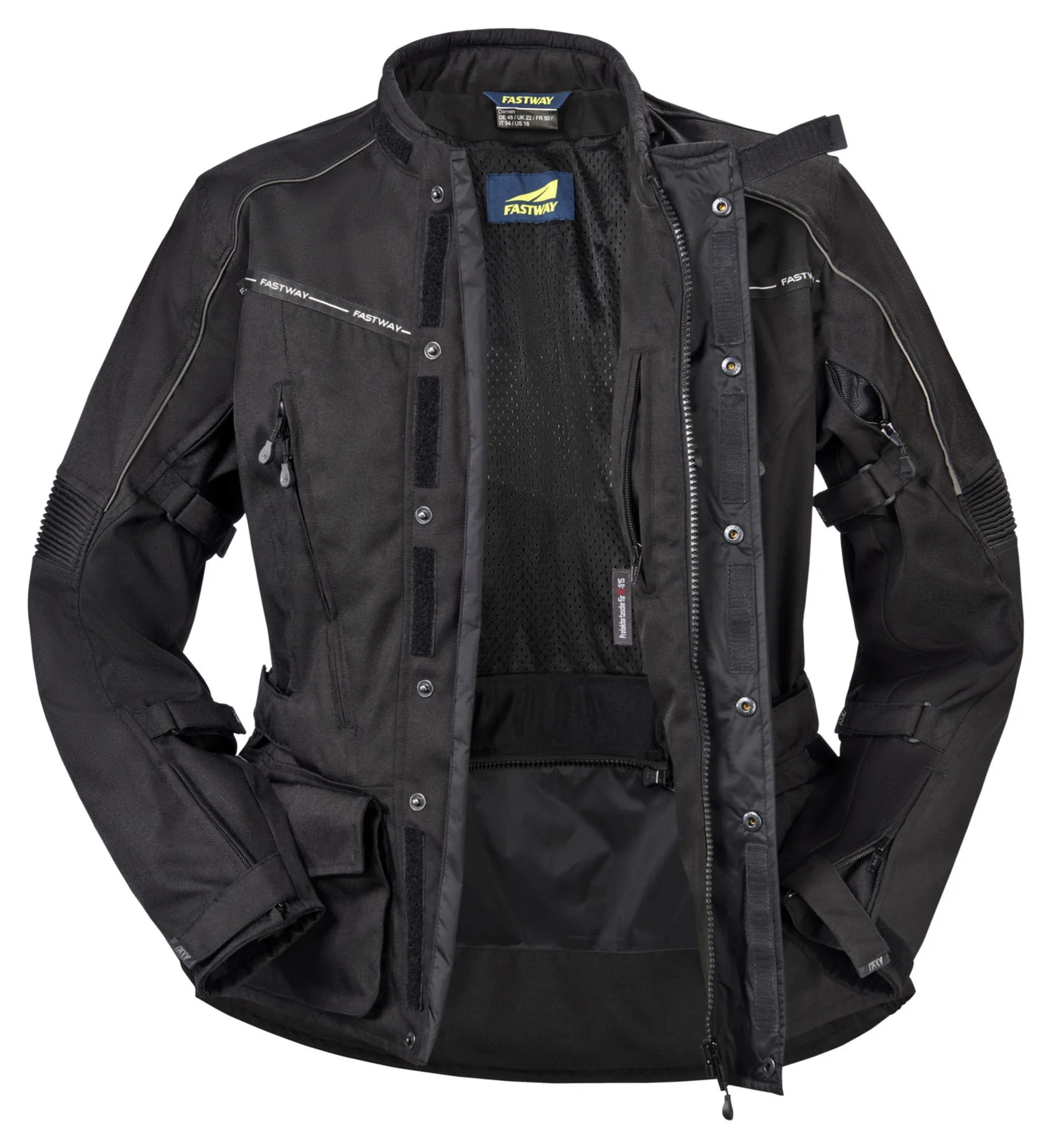 Fastway Touring Women 201 Textile Jacket 4 Fastway Touring Women 201 Textile Jacket - Image 4