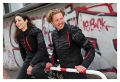 Rekurv E-11.01 Textile Jacket -Textile Clothing Popular Shop b1.ac .dd .E1RekurvE1101schwarzrot21264411