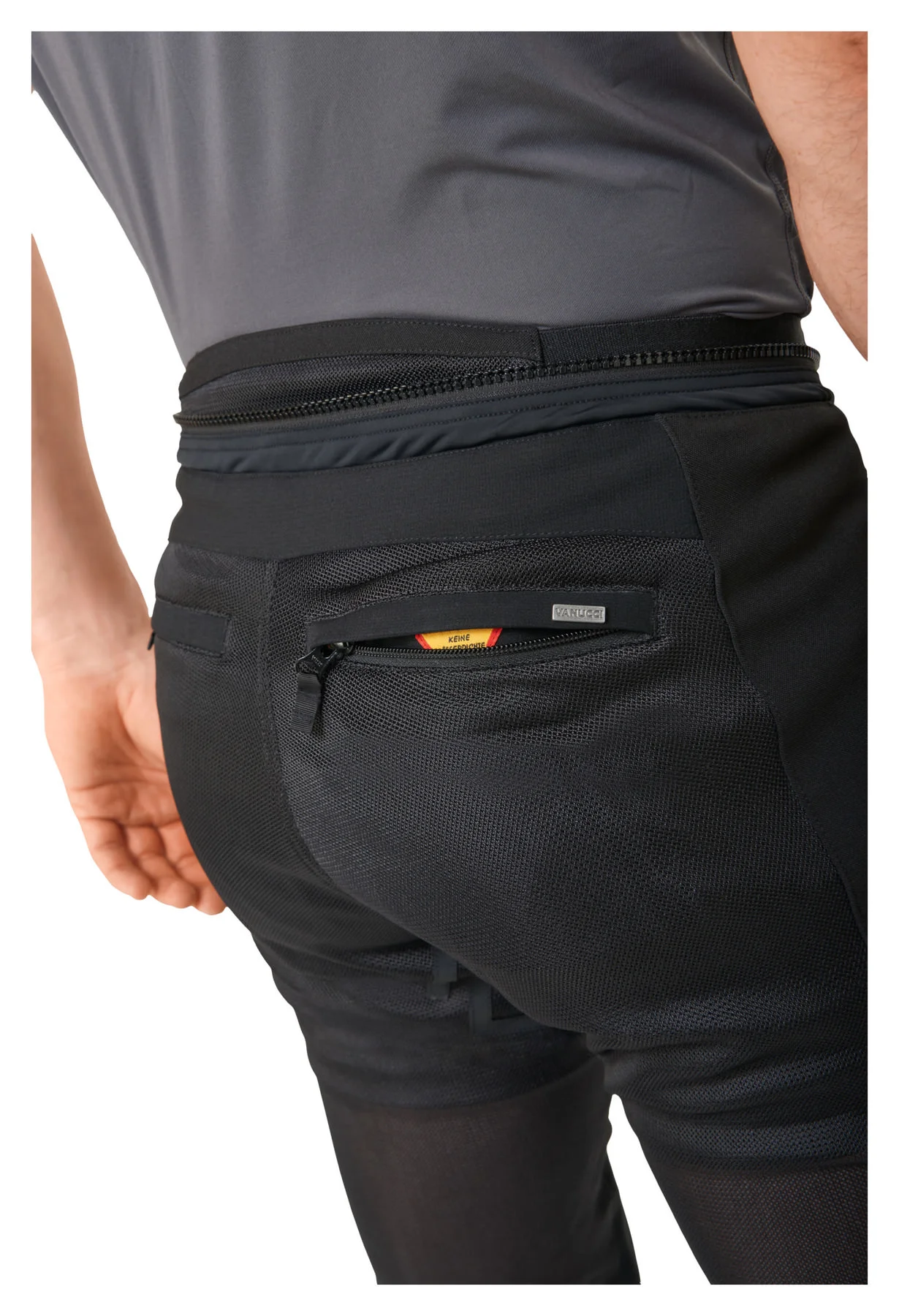 VANUCCI VAT-1 TEXTIL PANTS MEN BLACK 10 VANUCCI VAT-1 TEXTIL PANTS MEN BLACK - Image 10