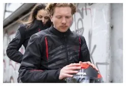 Rekurv E-11.01 Textile Jacket -Textile Clothing Popular Shop db.c2.5a.E2RekurvE1101schwarzrot21264415