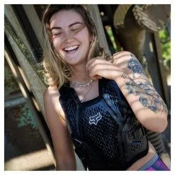 FOX Raceframe Impact Chest Protector -Textile Clothing Popular Shop de.08.4b.ARG218809Motocrossgirl2AugustShoot22O2