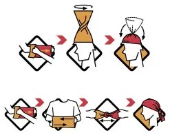 BUFF MULTIFUNCT. SCARF -Textile Clothing Popular Shop eb.b6.ba .BuffpictoshowtoRED11B 1