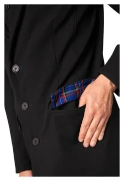 Detlev Louis DL-JM-9 Textile Sakko Black -Textile Clothing Popular Shop fb.23.20.ARG212887DetlevLouisDLJM9M20