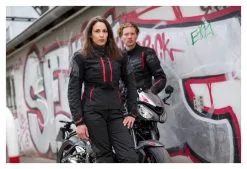 Rekurv E-21.01 Ladies' Textile Jacket -Textile Clothing Popular Shop fe.39.eb .E1RekurvE1101schwarzrot21264103